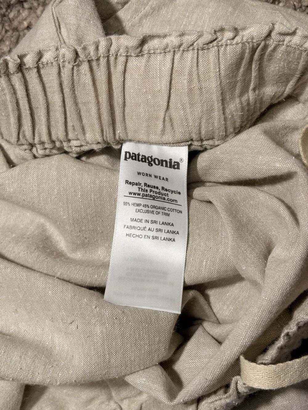 Patagonia Women's Hemp Blend Drawstring Mini Skirt - Picture 4 of 6
